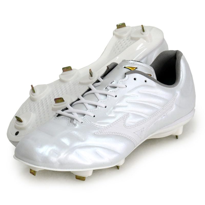 Pro Light Revo Pro 2 CK Baseball Metal Spike White Shoes Lightweight 24AW 01 White [Mizuno] (11GM240501) 29.5cm