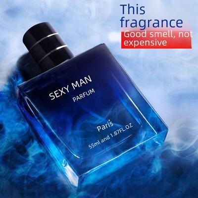 Men's Passionate Azure Cologne: Long-lasting Fresh Light Fragrance with Gentle Charm.