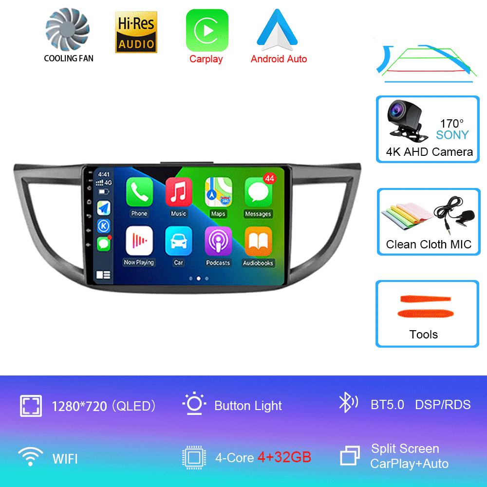 Android 14 Car Radio For Honda CRV CR-V 4 RM RE 2011 - 2018 Multimedia Video Player Navigation Stereo GPS No 2din 2 Din Dvd