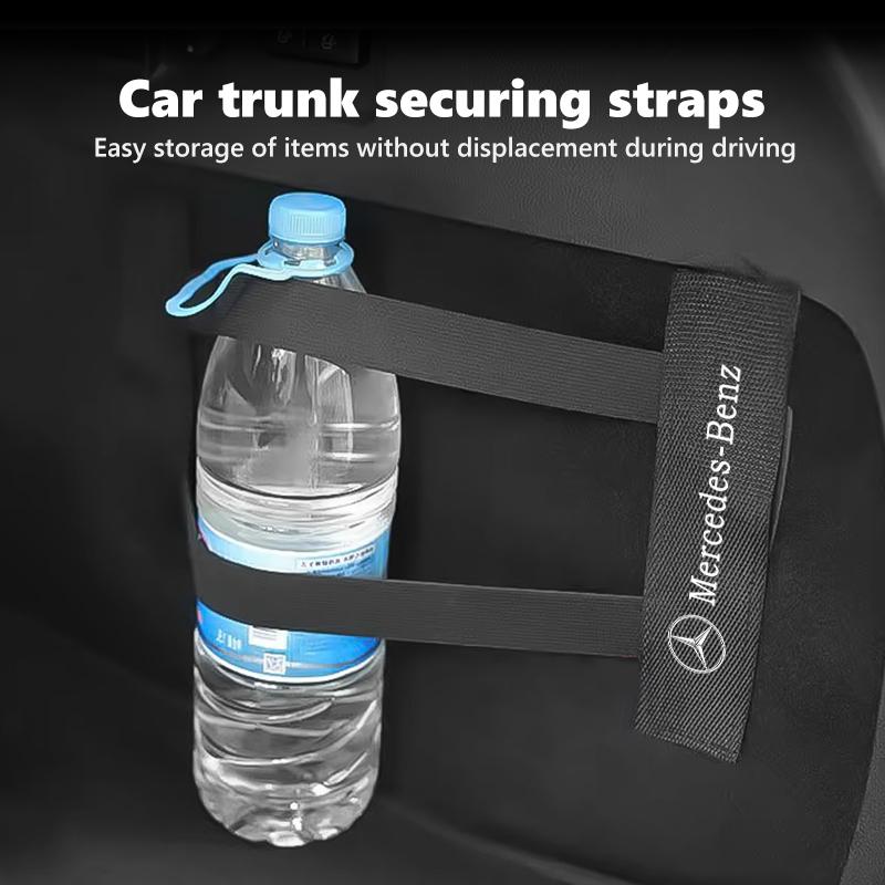 For Benz Car Trunk Organizer Elastic Fixing Belt Storage Bag Tapes Luggage Fixing Belt AMG W213 W124 W108 W126 Exclusive W204 GP1