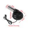 Adjustable Speed BBQ Blower Temperature Resistant Material USB Powered Device Efficient Ignition Support 10 Cm X 3.8 Cm