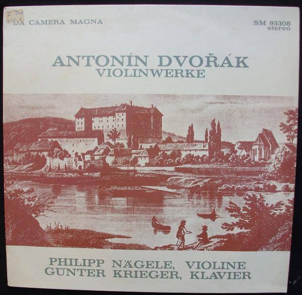 LP Record ANTONN DVOK  PHILIPP NAEGELE    Violinwerke SM93308 Da Camera Magna Germany Classical Used
