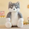 Animal doll Lazy cat, sitting panda Husky Shiba Inu big throw pillow doll plush toy