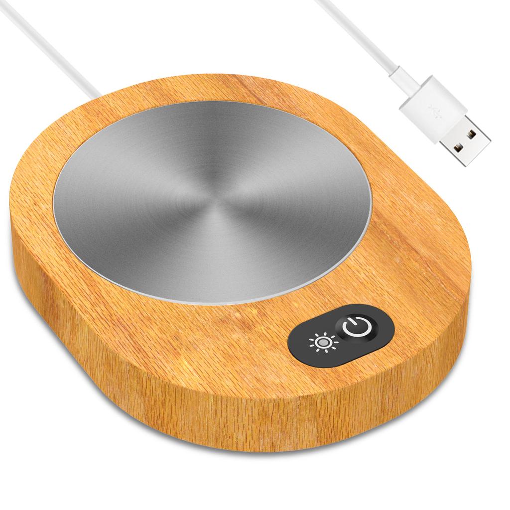 1 Pc Electric Coffee Cup Warmer Portable USB Mug Warmer 55-65℃ Constant Temperature Coffee Cups Heater for Home Office Kitchen
