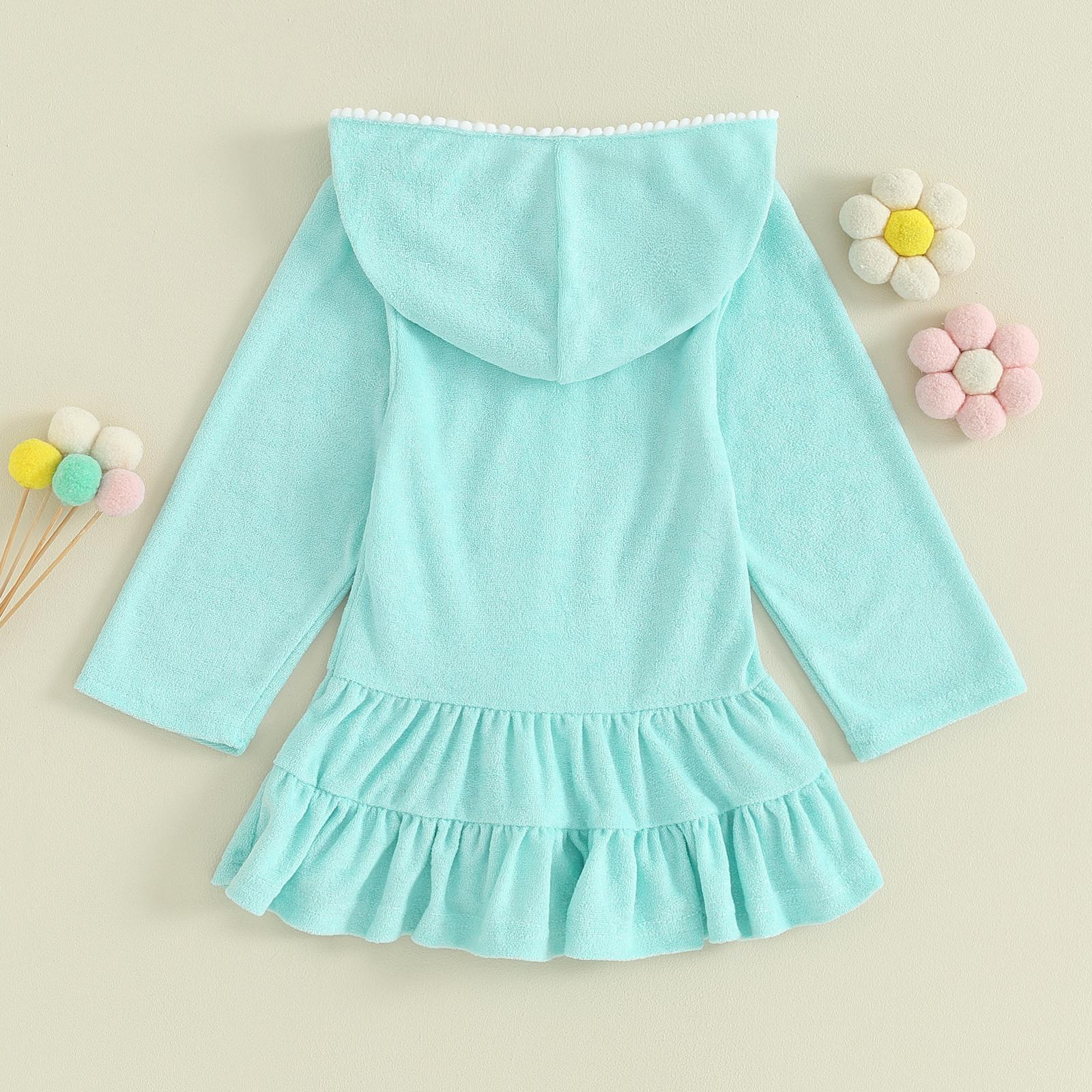 Детское платье с капюшоном для девочек — фото 4