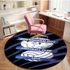1PC round rug Birming-ham Football Club Printed Round Area Rug ,Rug For Home Office, Round Chair Rug, Decorative Carpet Fan gifts Christmas gift