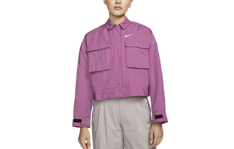 Nike Jackets Women s Burgundy Lapel Moderate Other DM6244-507 M