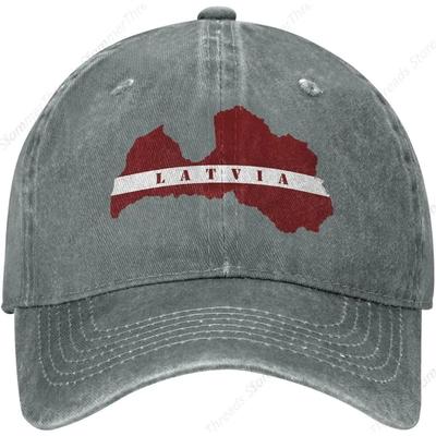 Latvia Flag Latvians Baseball Caps Distressed Washed Hat Adjustable Dad Hats Unisex-Adult