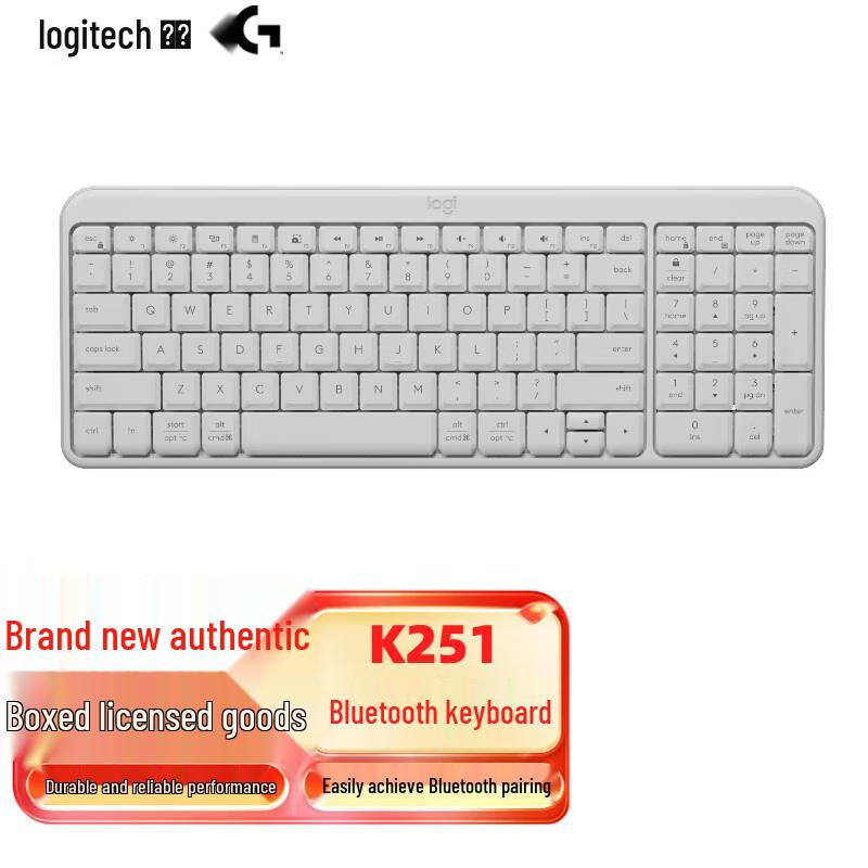 Logitech K251 Dual-Mode Wireless Bluetooth Office Keyboard