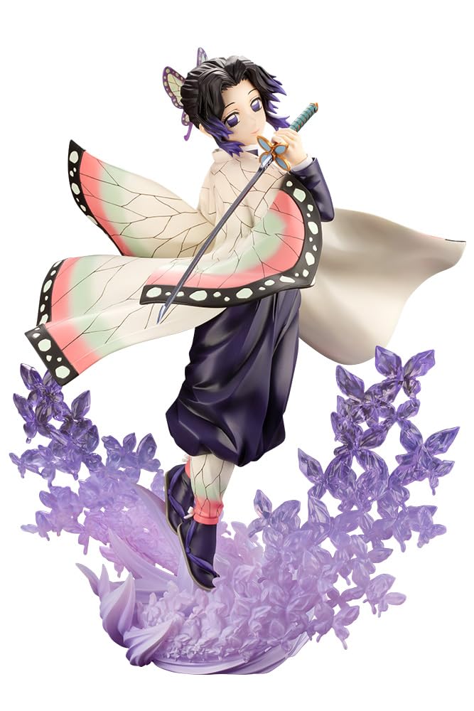Kotobukiya Demon Kimetsu No Yaiba ARTFX J Shinobu Kocho Scale PVC Painted Complete Figure Slayer 1/8
