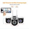 V380 Pro Triple-Eye Wireless Camera: Three-Screen, Three-Lens Intercom Surveillance System
