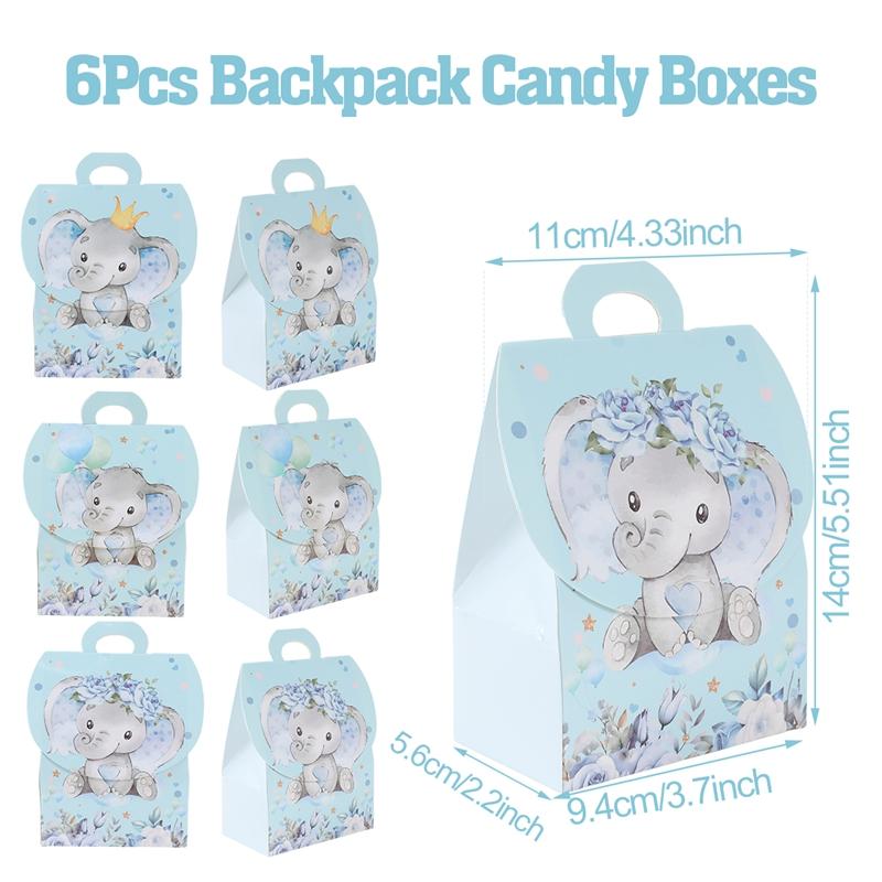 Pink Eliphant Gift Boxes Birthday Wedding Party Decoration for Home Gift Tote Boxes Happy Birthday Baby Shower Party Supplies