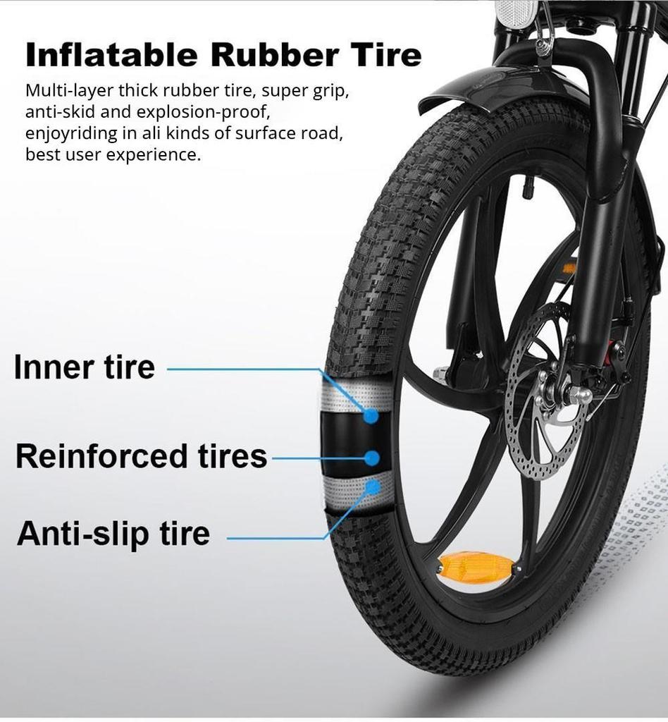 PVY Z20 Pro elektrokolo 500W motor s nábojem 25 km/h Max. rychlost 10,4 Ah Vyjímatelná baterie Dojezd 80-100 km LCD displej – šedý