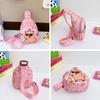 Cartoon Capybara Backpack Crossbody Bag Cute Printed Chest Bag  Storage Bag For Kids Portable Gift For Girls Boys