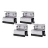 4 stk Varebil Takstativ Monteringssett For PROMASTER For Boxer For DUCATO For JUMPER Rustfritt Stål Bobiler Solcellebraketter Takstativer