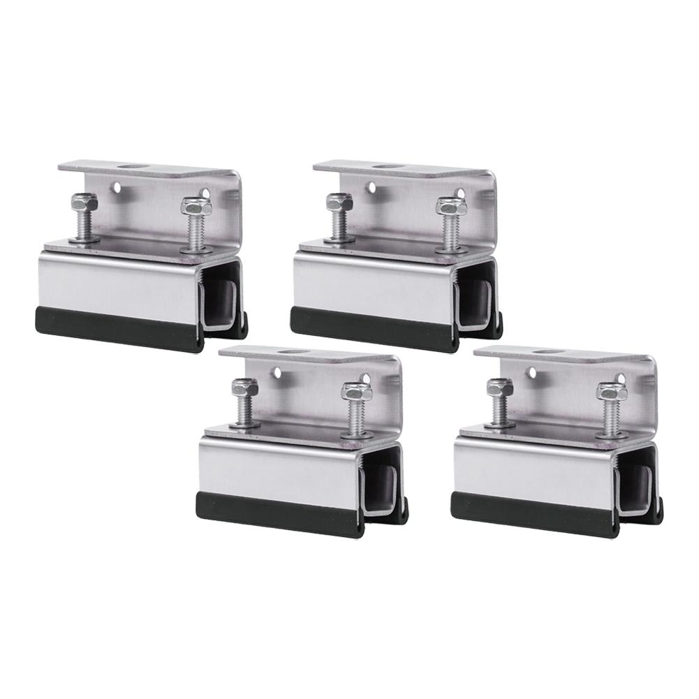 4 stk Varebil Takstativ Monteringssett For PROMASTER For Boxer For DUCATO For JUMPER Rustfritt Stål Bobiler Solcellebraketter Takstativer