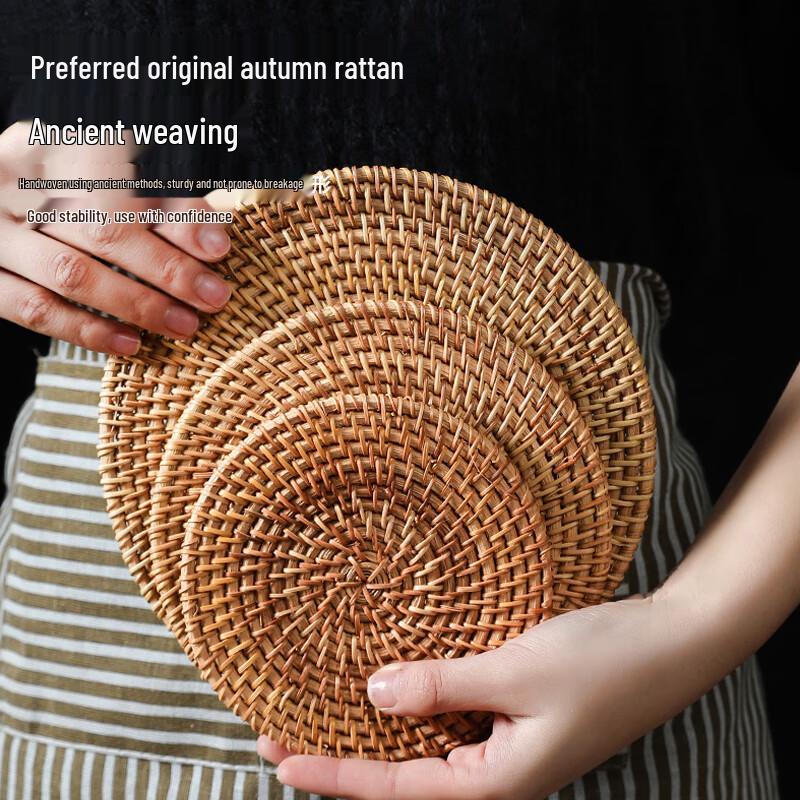 Handmade Rattan Woven Heat Insulation Mat