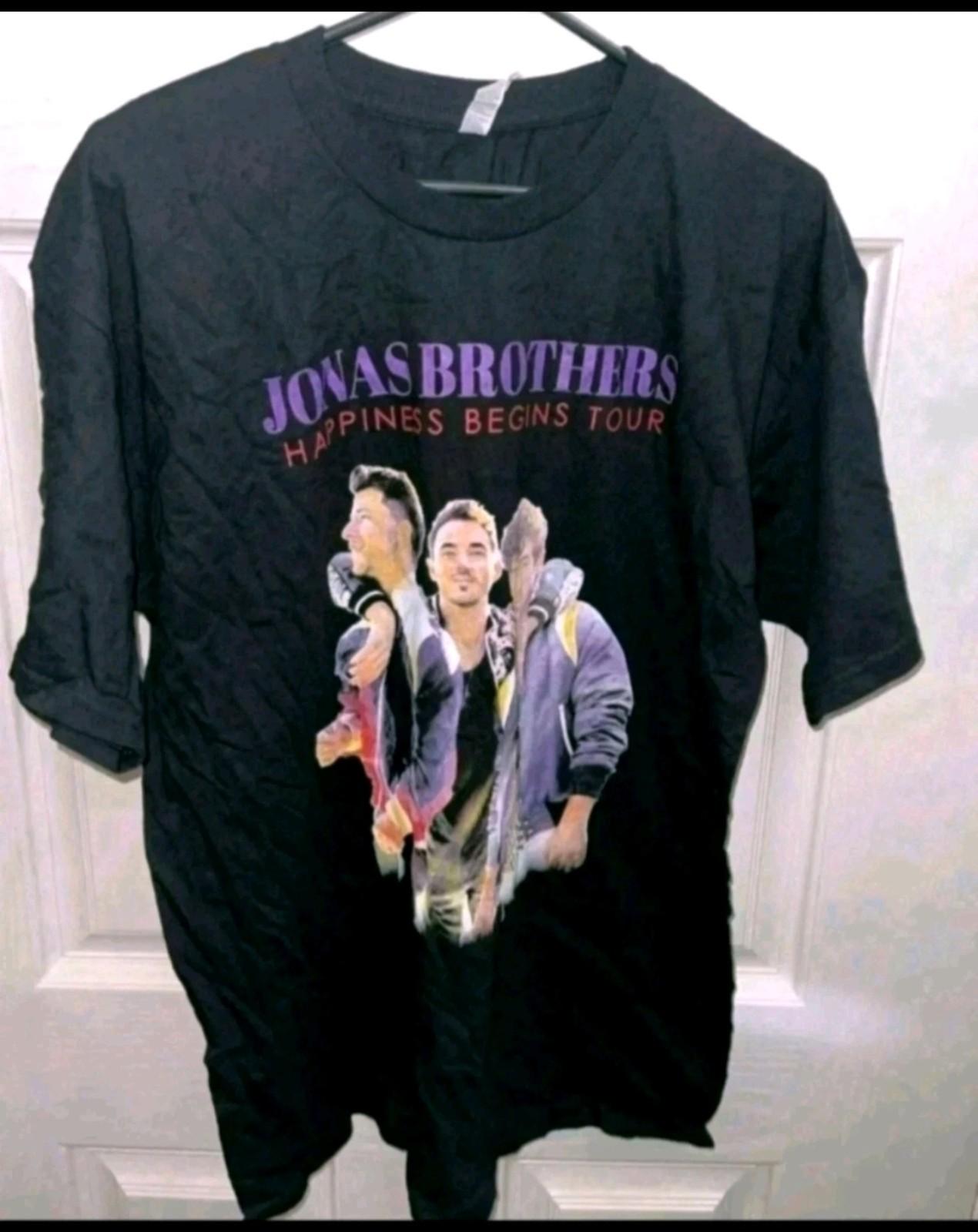 Футболка унисекс с графикой Jonas Brothers 2019 года Happiness Begins , размер L, новая L