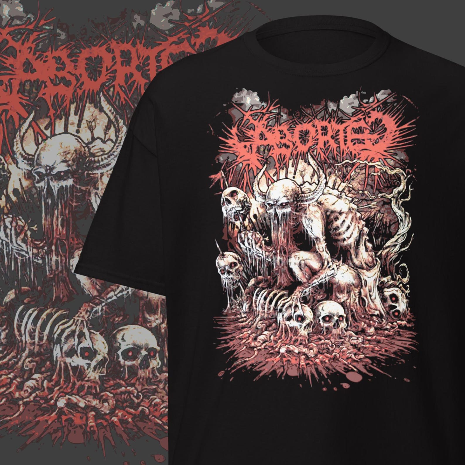 Aborted Band T-shirt Metal Clothing Deathcore Brutal Heavy Metal Merch XL