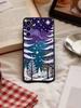 Starry Night Whimsical Landscape Phone Case For Samsung S26,S25,S24,S23,S22,S21,S20,Ultra,Plus,FE Black Soft Cover