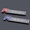 Car 3D Metal RDESIGN Logo Badge Sticker Auto Front Grille Trunk Car Body Emblem Stickers Accessories For V40 V50 S40 S80 XC60 S90