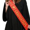 Class of 2026 Graduation Sash I Graduated Printed Stole 4 Color Choices Polyester Sash for Congrats Graduation Party Decorations