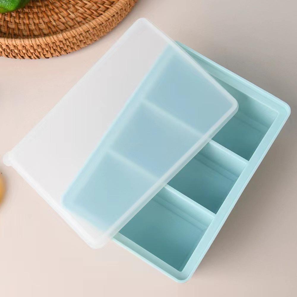 Leak Proof Soup Freezer Mold with Lid Ice Cube Mold New Freezer Trays  Kitchen Supplies