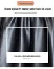High Waist Elastic Leather Bootcut Pants - Slim, Versatile, Wide-Leg, Korean Style for Women (Autumn/Winter)