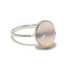 Aqua Chalcedony Gemstone 925 Sterling Silver Jewelry Ring Size Adjustable GK-5527