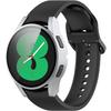 2in1 Case + Tempered Glass for Samsung Galaxy Watch 4 44mm, Silver