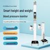 SHANGHE Foldable Medical Ultrasonic Height & Weight Scale with BP & HR