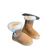 Spot snow boots 2025 new women's winter velvet thickened thick sole heightening warm Northeast cotton boots fashion cotton shoes