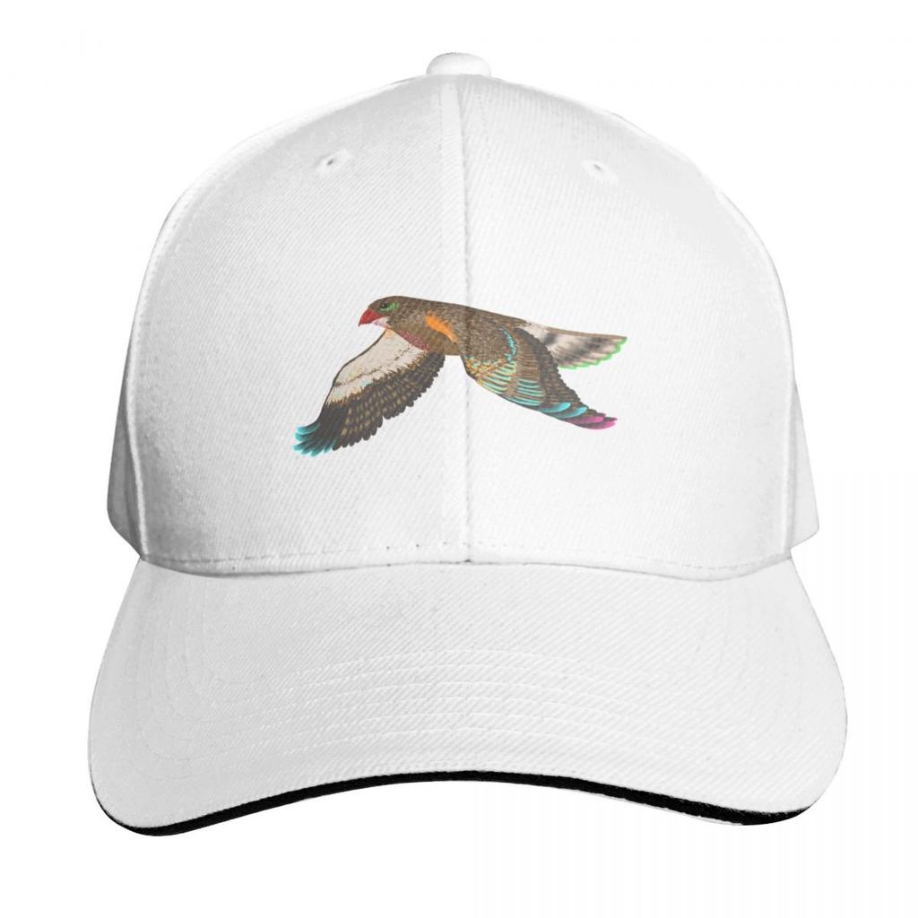 Colourful Psychedelic Bird Baseball Cap Hiking Hat Thermal Visor Western Hat Luxury Cap For Girls Unisexs