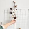 Naturally Dried Cotton Farmhouse Artificial Flower Filler Floral Branch for Diy Wedding Party Decoration Fake Flowers