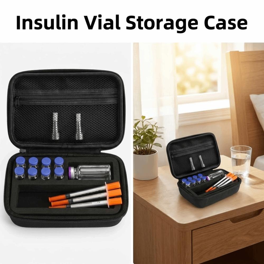 1-10ML Insulin Vial Storage Case Waterproof Insulin Organizer Insulin Vial Protector  Diabetes Care