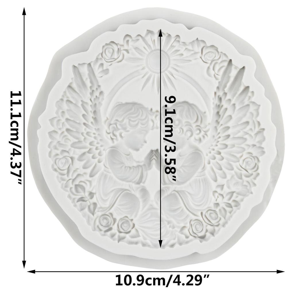 Angel Silicone Molds Angel Baby Fondant Mold Cake Decorating Tools Cupcake Topper Candy Chocolate Gumpaste Mold
