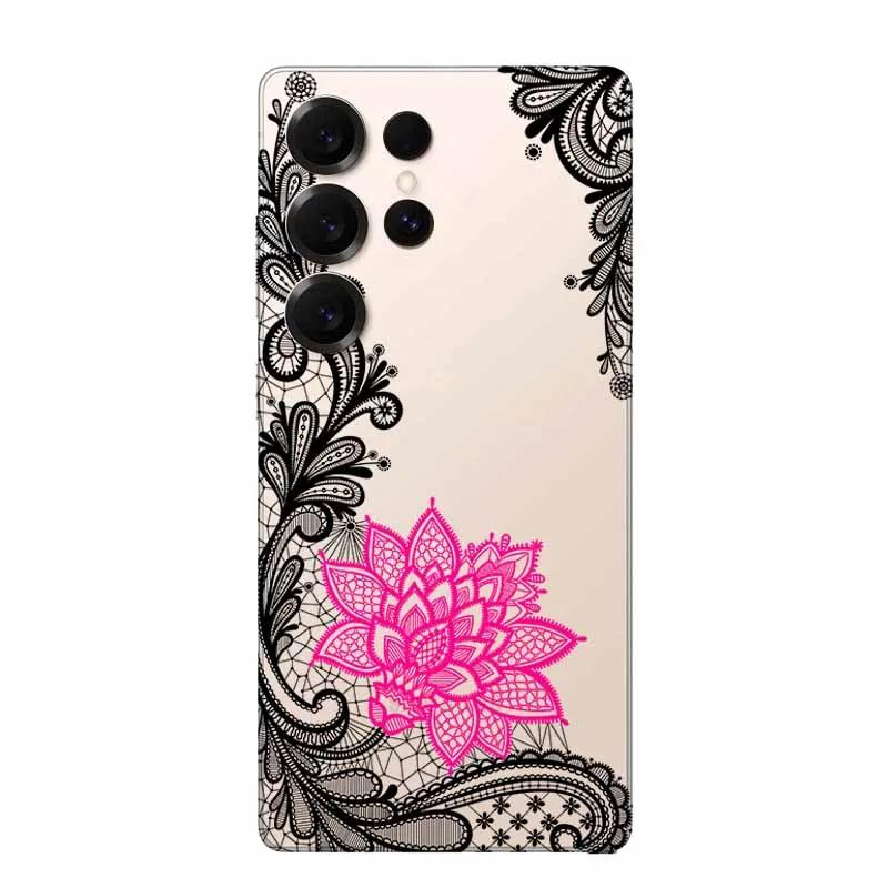 Clear Case For Samsung S25 Ultra 5G Case Clear Back Cover Animal Painting Soft Bumper For Galaxy S25Ultra Transparent Soft Funda