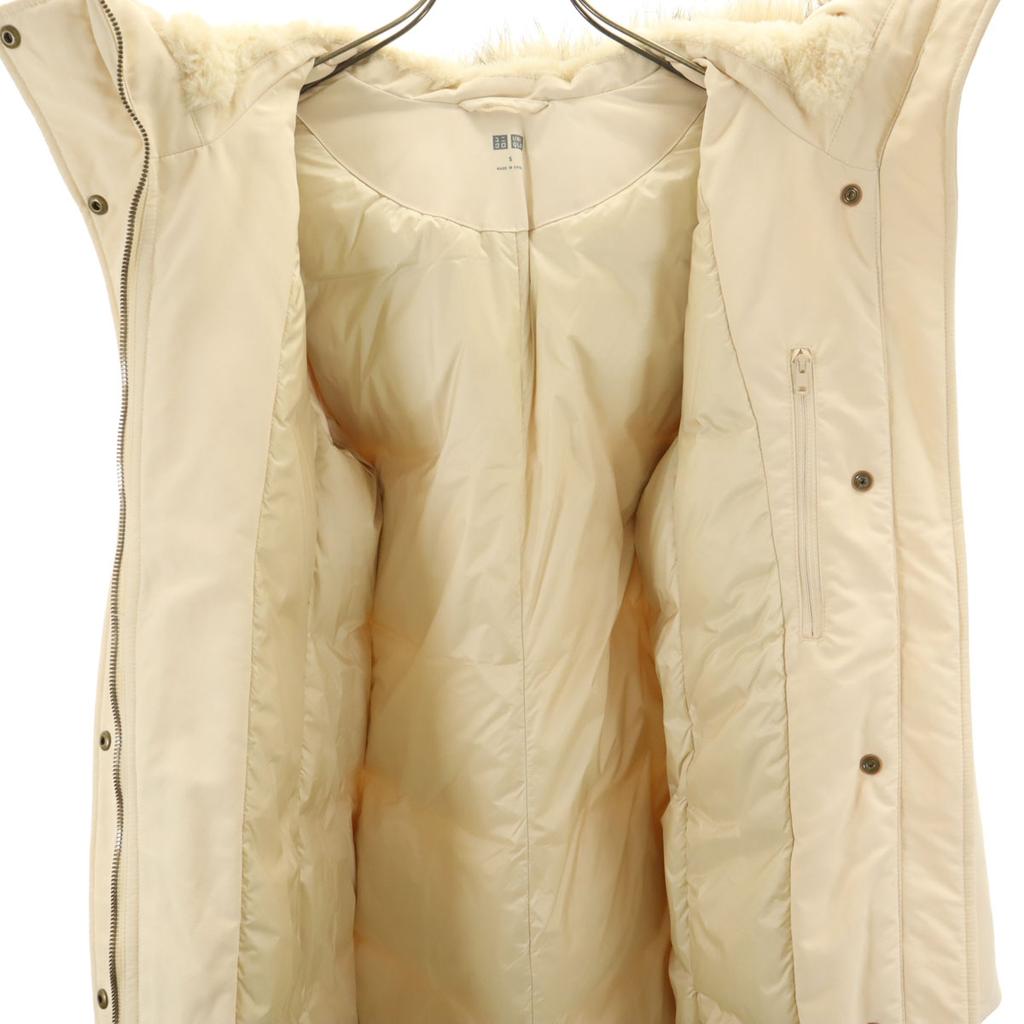 UNIQLO hybrid down coat S Ivory Women Used