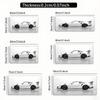 White Sports Car Design Mouse Pad Large Rubber Anti-slip PC Desk Accessories Mousepad for Office & Gamer Keyboard Mats Decor Mat