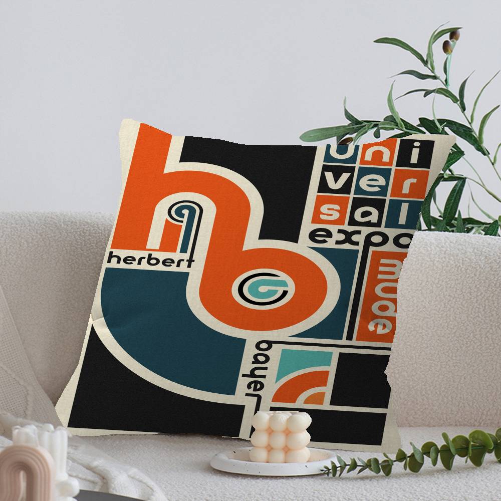 

Century Modern Bauhaus Pillow Covers Cartoon Sofa Decorative Home Doublesided Printing Short Plush Cute Cushion Cover 30x30 cm