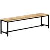 Day and Night - Day and Night Dining Bench Solid Raw Mango Wood 160 Cm
