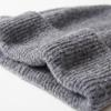 Premium Korean-Style Women's 100% Wool Knit Hat, Thickened for Warmth, Perfect for Autumn and Winter
