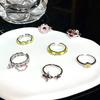 Enamel Niche Design Dopamine Cold Wind High Sense Personality Fashion Retro Open Ring Women