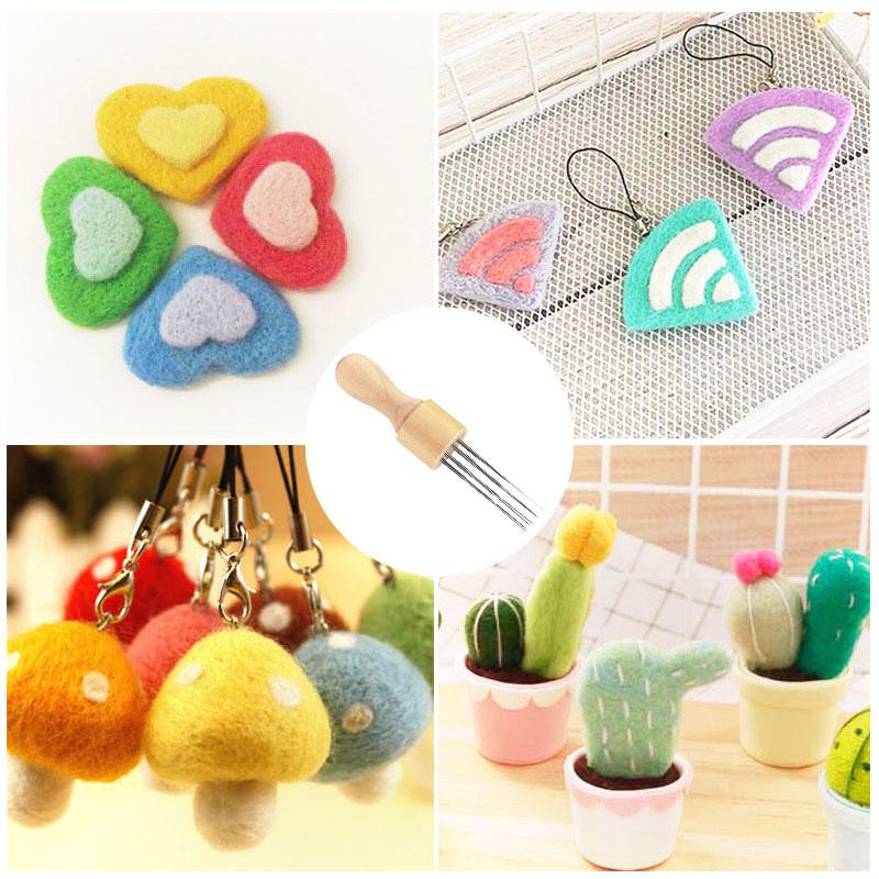 1~20 PCS Wool Felt Needle Felt Needle Felting Starter Kit Felting Needles Felt Diy Package for Felting