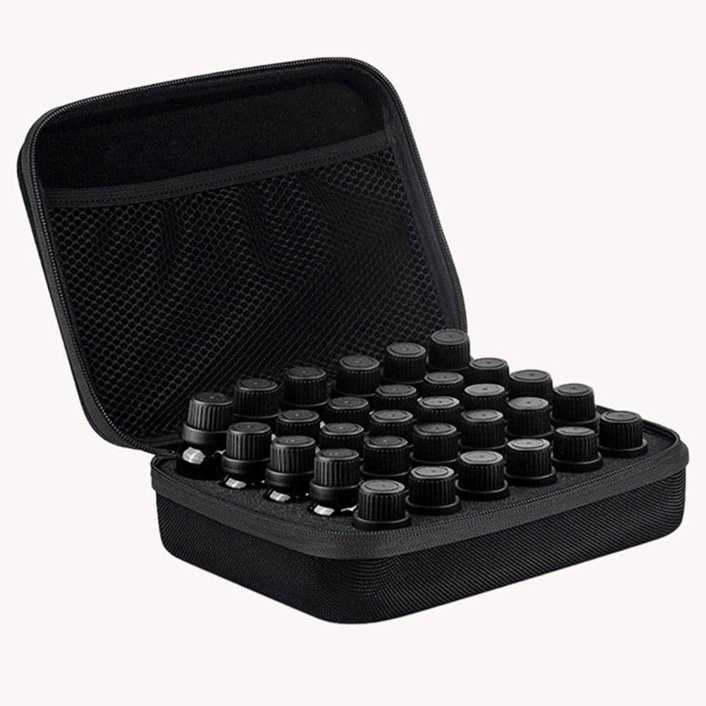 30 Slots Essential Oil Case 5ml 10ml 15ml Hard Shell Roller Bottles Storage Portable Shockproof Perfume Organizer