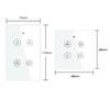Tuya WiFi RF Smart Ceiling Fan Light Lamp Wall Switch Smart Life Remote Various Speed Control Works with Alexa Echo Google Home
