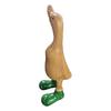 Resin Duck Figurine with Spotty Rain Boots Wellies Animal Figure Toy Model Statue Sculpture Desktop Garden Decoration Ornament Festival Gift