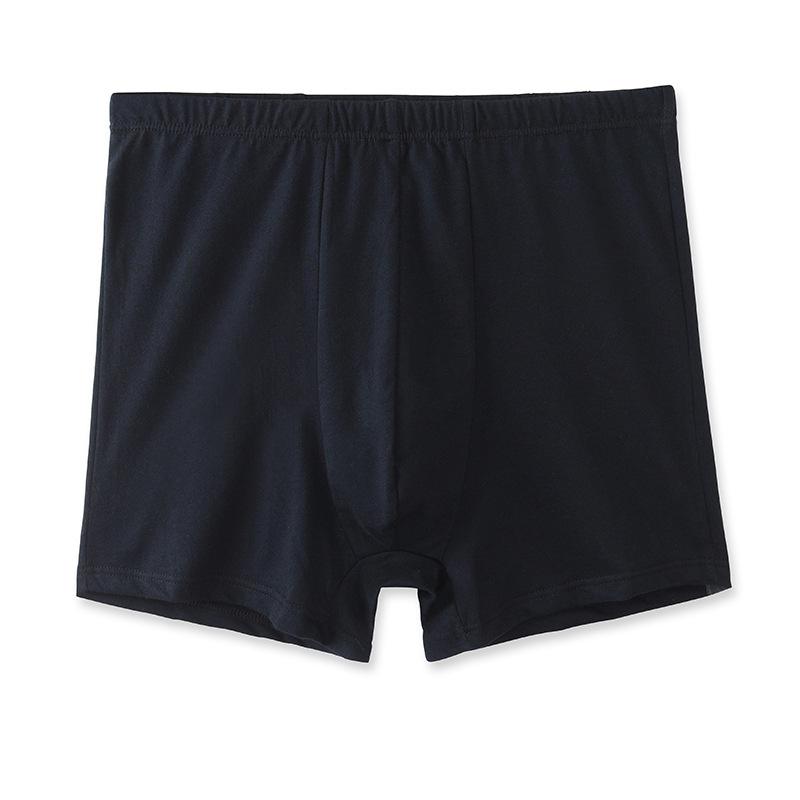 Middle Aged and Elderly Underwear Men's Oversized Underwear Dad's Pure Cotton Red Loose Underwear