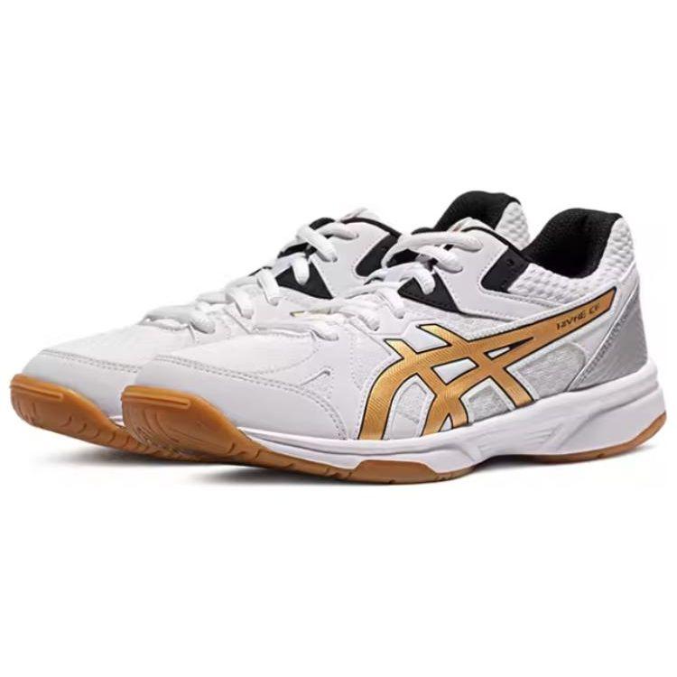 Asics River Cs Comfortable Versatile Shock Absorbing Durable Breathable Low Top Badminton Shoes Unisex Shoes White Platinum 1073A030-104