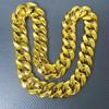 Set of 2 Durable Plastic Gold Chain Necklace Lightweight Neck Chain Comfortable